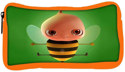 

Snoogg Eco Friendly Canvas Baby Honey Bee Designer Student Pen Pencil Case Coin Purse Pouch Cosmetic Makeup Bag (ORANGE) Pouch(Multicolor)