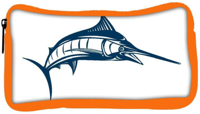 

Snoogg Eco Friendly Canvas Blue Marlin Jumping Student Pen Pencil Case Coin Purse Pouch Cosmetic Makeup Bag (ORANGE) Pouch(Multicolor)