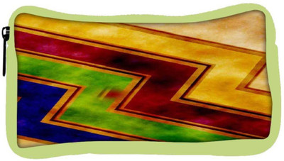 

Snoogg Eco Friendly Canvas Storm Wave 2389 Student Pen Pencil Case Coin Purse Pouch Cosmetic Makeup Bag (GREEN) Pouch(Multicolor)