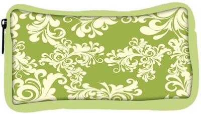 

Snoogg Eco Friendly Canvas Abstract White Green Pattern Designer Student Pen Pencil Case Coin Purse Pouch Cosmetic Makeup Bag (GREEN) Pouch(Multicolor)