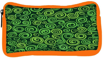 

Snoogg Eco Friendly Canvas Wave Pattern Seamlessly Tiling Seamless Wave Backgroundocean Texture Student Pen Pencil Case Coin Purse Pouch Cosmetic Makeup Bag (ORANGE) Pouch(Multicolor)