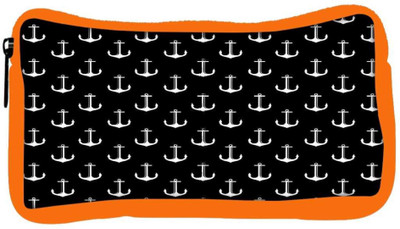 

Snoogg Eco Friendly Canvas Black And White Anchors Student Pen Pencil Case Coin Purse Pouch Cosmetic Makeup Bag (ORANGE) Pouch(Multicolor)