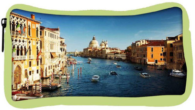 

Snoogg Eco Friendly Canvas Abstract City Designer Student Pen Pencil Case Coin Purse Pouch Cosmetic Makeup Bag (GREEN) Pouch(Multicolor)