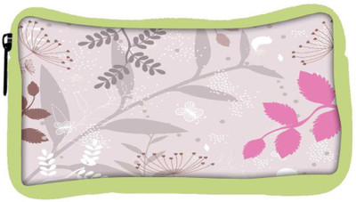 

Snoogg Eco Friendly Canvas Light Color Pattern Designer Student Pen Pencil Case Coin Purse Pouch Cosmetic Makeup Bag (GREEN) Pouch(Multicolor)