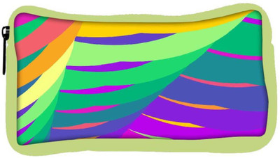 

Snoogg Eco Friendly Canvas Fractal Designer Student Pen Pencil Case Coin Purse Pouch Cosmetic Makeup Bag (GREEN) Pouch(Multicolor)