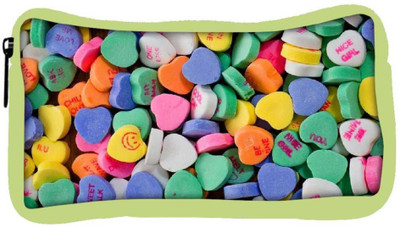 

Snoogg Eco Friendly Canvas Daily Candy Student Pen Pencil Case Coin Purse Pouch Cosmetic Makeup Bag (GREEN) Pouch(Multicolor)