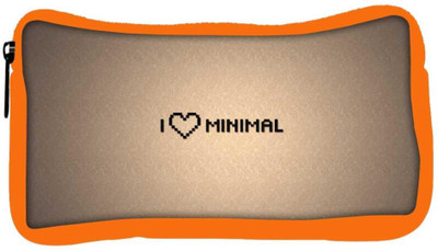 

Snoogg Eco Friendly Canvas I Love Minimal Designer Student Pen Pencil Case Coin Purse Pouch Cosmetic Makeup Bag (ORANGE) Pouch(Multicolor)