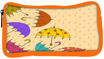 

Snoogg Eco Friendly Canvas Abstract Rainy Season Background With Rain Drops And Colorful Umbrellas Student Pen Pencil Case Coin Purse Pouch Cosmetic Makeup Bag (ORANGE) Pouch(Multicolor)