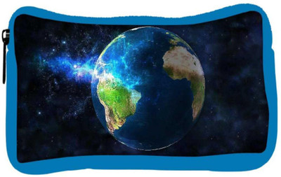 

Snoogg Eco Friendly Canvas Earth Free Wallpaper Designer Student Pen Pencil Case Coin Purse Pouch Cosmetic Makeup Bag (BLUE) Pouch(Multicolor)