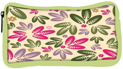 

Snoogg Eco Friendly Canvas Colorful Leaves Designer Student Pen Pencil Case Coin Purse Pouch Cosmetic Makeup Bag (GREEN) Pouch(Multicolor)
