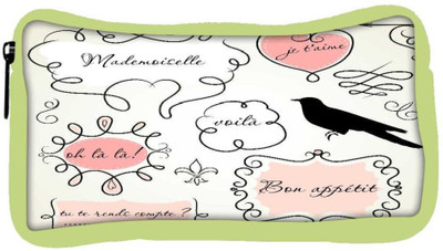 

Snoogg Eco Friendly Canvas Doodle Frames Student Pen Pencil Case Coin Purse Pouch Cosmetic Makeup Bag (GREEN) Pouch(Multicolor)