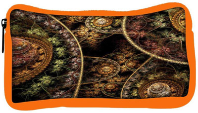 

Snoogg Eco Friendly Canvas Fractal Domes 2632 Student Pen Pencil Case Coin Purse Pouch Cosmetic Makeup Bag (ORANGE) Pouch(Multicolor)