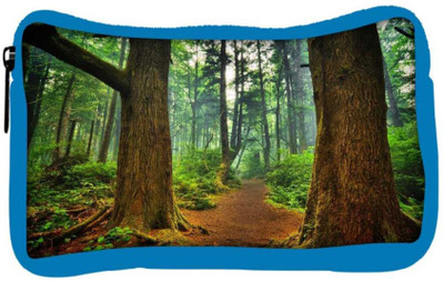 

Snoogg Eco Friendly Canvas Patternd Forest Designer Student Pen Pencil Case Coin Purse Pouch Cosmetic Makeup Bag (BLUE) Pouch(Multicolor)