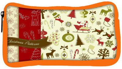 

Snoogg Eco Friendly Canvas Christmas Season Designer Student Pen Pencil Case Coin Purse Pouch Cosmetic Makeup Bag (ORANGE) Pouch(Multicolor)