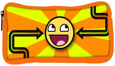 

Snoogg Eco Friendly Canvas Orange_Is Awesome Designer Student Pen Pencil Case Coin Purse Pouch Cosmetic Makeup Bag (ORANGE) Pouch(Multicolor)