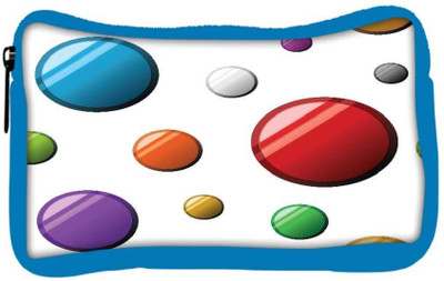 

Snoogg Eco Friendly Canvas Colorful Bubbles Designer Student Pen Pencil Case Coin Purse Pouch Cosmetic Makeup Bag (BLUE) Pouch(Multicolor)