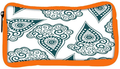 

Snoogg Eco Friendly Canvas Green Pattern Designer Student Pen Pencil Case Coin Purse Pouch Cosmetic Makeup Bag (ORANGE) Pouch(Multicolor)