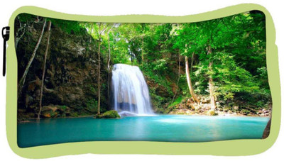 

Snoogg Eco Friendly Canvas Green Waterfall Designer Student Pen Pencil Case Coin Purse Pouch Cosmetic Makeup Bag (GREEN) Pouch(Multicolor)