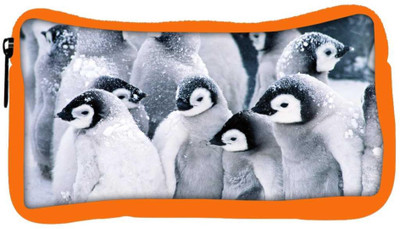 

Snoogg Eco Friendly Canvas Animal Penguin Designer Student Pen Pencil Case Coin Purse Pouch Cosmetic Makeup Bag (ORANGE) Pouch(Multicolor)