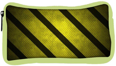 

Snoogg Eco Friendly Canvas Yellow Strips Designer Student Pen Pencil Case Coin Purse Pouch Cosmetic Makeup Bag (GREEN) Pouch(Multicolor)