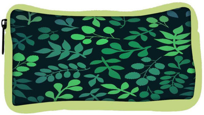 

Snoogg Eco Friendly Canvas Seamless Pattern With Leaf Student Pen Pencil Case Coin Purse Pouch Cosmetic Makeup Bag (GREEN) Pouch(Multicolor)