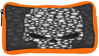 

Snoogg Eco Friendly Canvas Floral Skull Vector Student Pen Pencil Case Coin Purse Pouch Cosmetic Makeup Bag (ORANGE) Pouch(Multicolor)