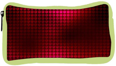 

Snoogg Eco Friendly Canvas Red Spots Designer Student Pen Pencil Case Coin Purse Pouch Cosmetic Makeup Bag (GREEN) Pouch(Multicolor)