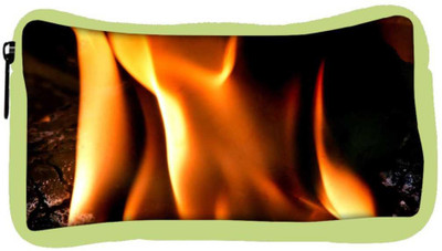 

Snoogg Eco Friendly Canvas Closeup Fire Flame Student Pen Pencil Case Coin Purse Pouch Cosmetic Makeup Bag (GREEN) Pouch(Multicolor)