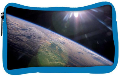 

Snoogg Eco Friendly Canvas Abstract Earth Designer Student Pen Pencil Case Coin Purse Pouch Cosmetic Makeup Bag (BLUE) Pouch(Multicolor)