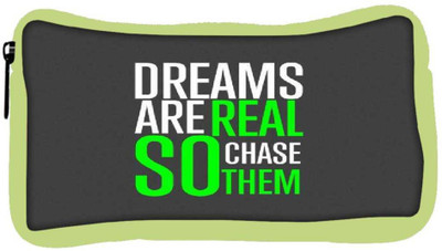 

Snoogg Eco Friendly Canvas Chase Them Student Pen Pencil Case Coin Purse Pouch Cosmetic Makeup Bag (GREEN) Pouch(Multicolor)