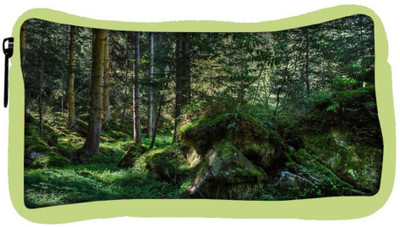 

Snoogg Eco Friendly Canvas Green Rocks Designer Student Pen Pencil Case Coin Purse Pouch Cosmetic Makeup Bag (GREEN) Pouch(Multicolor)