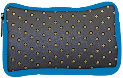 

Snoogg Eco Friendly Canvas Yellow Spots Designer Student Pen Pencil Case Coin Purse Pouch Cosmetic Makeup Bag (BLUE) Pouch(Multicolor)