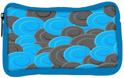 

Snoogg Eco Friendly Canvas Blue Grey Pattern Designer Student Pen Pencil Case Coin Purse Pouch Cosmetic Makeup Bag (BLUE) Pouch(Multicolor)