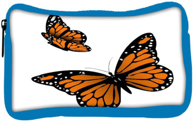 

Snoogg Eco Friendly Canvas Monarch Butterfly Student Pen Pencil Case Coin Purse Pouch Cosmetic Makeup Bag (BLUE) Pouch(Multicolor)