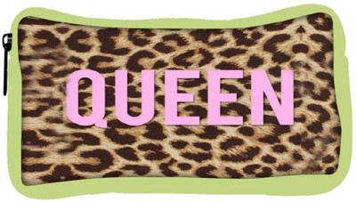 

Snoogg Eco Friendly Canvas Queen Leopard Print Student Pen Pencil Case Coin Purse Pouch Cosmetic Makeup Bag (GREEN) Pouch(Multicolor)