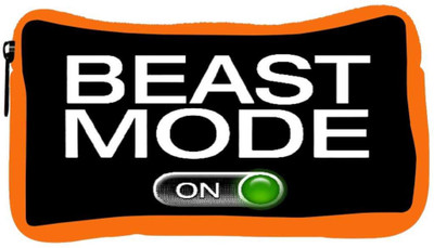 

Snoogg Eco Friendly Canvas Beast Mode - On Student Pen Pencil Case Coin Purse Pouch Cosmetic Makeup Bag (ORANGE) Pouch(Multicolor)