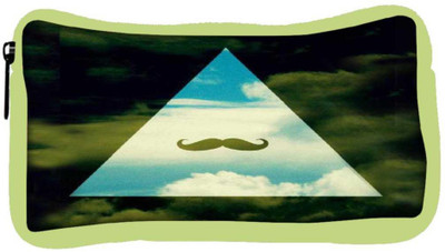 

Snoogg Eco Friendly Canvas Hipster Sky Mustache Student Pen Pencil Case Coin Purse Pouch Cosmetic Makeup Bag (GREEN) Pouch(Multicolor)