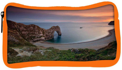 

Snoogg Eco Friendly Canvas Amazing Ocean View Designer Student Pen Pencil Case Coin Purse Pouch Cosmetic Makeup Bag (ORANGE) Pouch(Multicolor)