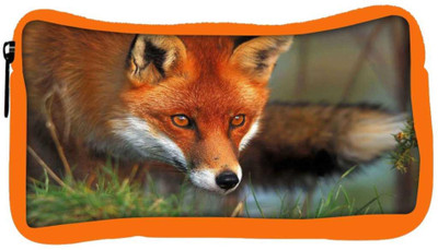

Snoogg Eco Friendly Canvas Watching Fox Designer Student Pen Pencil Case Coin Purse Pouch Cosmetic Makeup Bag (ORANGE) Pouch(Multicolor)