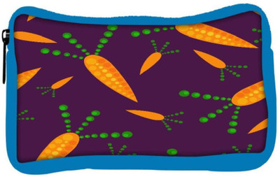 

Snoogg Eco Friendly Canvas Carrot Designer Student Pen Pencil Case Coin Purse Pouch Cosmetic Makeup Bag (BLUE) Pouch(Multicolor)