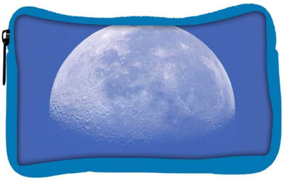 

Snoogg Eco Friendly Canvas White Moon Designer Student Pen Pencil Case Coin Purse Pouch Cosmetic Makeup Bag (BLUE) Pouch(Multicolor)