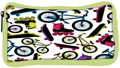 

Snoogg Eco Friendly Canvas On Roads Designer Student Pen Pencil Case Coin Purse Pouch Cosmetic Makeup Bag (GREEN) Pouch(Multicolor)