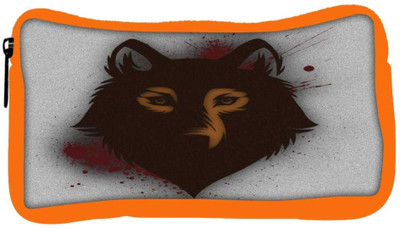 

Snoogg Eco Friendly Canvas Bold Wolf Student Pen Pencil Case Coin Purse Pouch Cosmetic Makeup Bag (ORANGE) Pouch(Multicolor)
