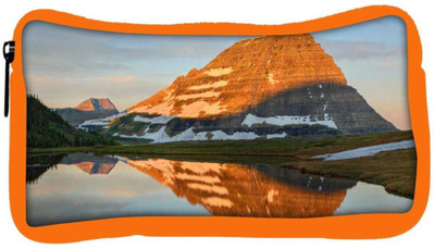 

Snoogg Eco Friendly Canvas Brown Mountain Designer Student Pen Pencil Case Coin Purse Pouch Cosmetic Makeup Bag (ORANGE) Pouch(Multicolor)