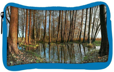 

Snoogg Eco Friendly Canvas Small Pond In Forest Designer Student Pen Pencil Case Coin Purse Pouch Cosmetic Makeup Bag (BLUE) Pouch(Multicolor)