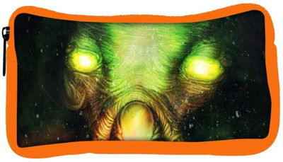 

Snoogg Eco Friendly Canvas Bright Eyes Fantasy Designer Student Pen Pencil Case Coin Purse Pouch Cosmetic Makeup Bag (ORANGE) Pouch(Multicolor)