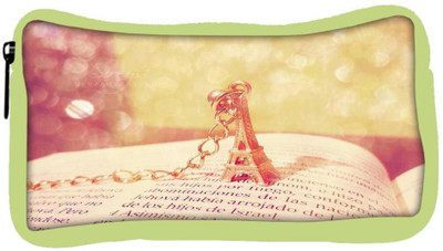 

Snoogg Eco Friendly Canvas Cute Eiffel Tower Designer Student Pen Pencil Case Coin Purse Pouch Cosmetic Makeup Bag (GREEN) Pouch(Multicolor)
