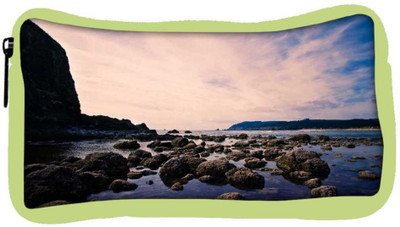 

Snoogg Eco Friendly Canvas Stones In The Sea Designer Student Pen Pencil Case Coin Purse Pouch Cosmetic Makeup Bag (GREEN) Pouch(Multicolor)