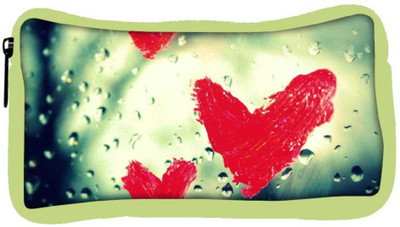 

Snoogg Eco Friendly Canvas Red Heart Designer Student Pen Pencil Case Coin Purse Pouch Cosmetic Makeup Bag (GREEN) Pouch(Multicolor)
