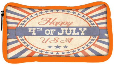 

Snoogg Eco Friendly Canvas Independence Day Greeting Card In Vintage Style Student Pen Pencil Case Coin Purse Pouch Cosmetic Makeup Bag (ORANGE) Pouch(Multicolor)